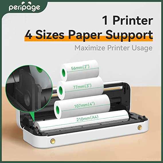 PeriPage A40 Thermal Paper 10 Years Image Time -- New Arrival